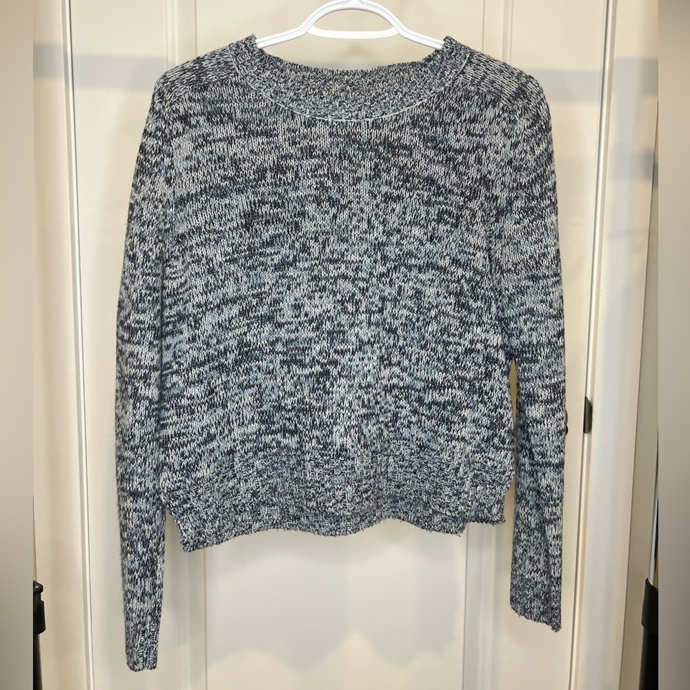 Blue Knit Divided long sleeve sweater cardigan